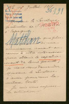 Expediente de Maria Matthon Delautre