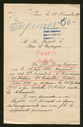 Expediente de René Emile Tupinier