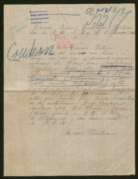 Expediente de Justilien Coudron