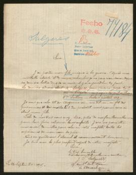 Expediente de Jean Antoine Joseph Paul Salgues