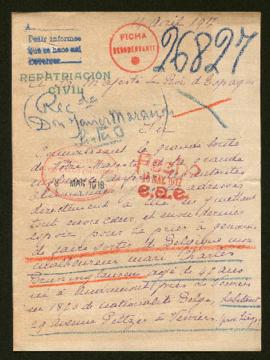 Expediente de Charles Bruninghausen