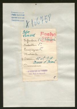 Expediente de Léonard Béro