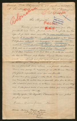 Expediente de Jean Baptiste Edouard Blondin