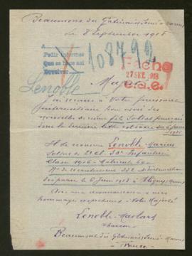 Expediente de Marius Lenoble