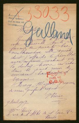 Expediente de Henri Ernest Galland