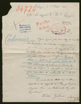 Expediente de Alfred Baptiste Codomier