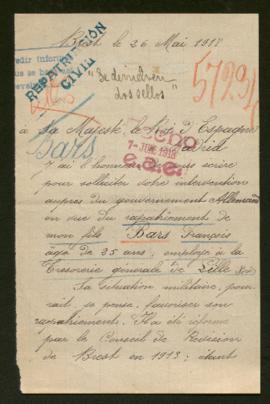 Expediente de François Bars