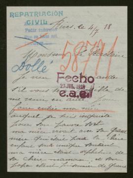 Expediente de Marcelle Dollé