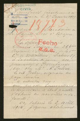 Expediente de la familia de Charles Julien