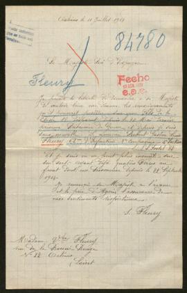 Expediente de Robert Gaston Louis Fleury