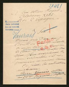 Expediente de Pierre Vaurais