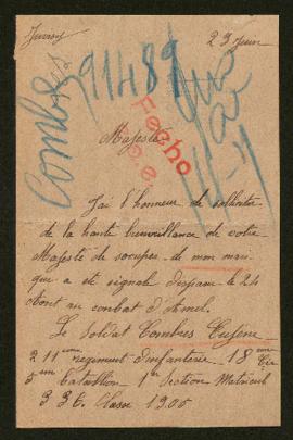 Expediente de Eugène Combres