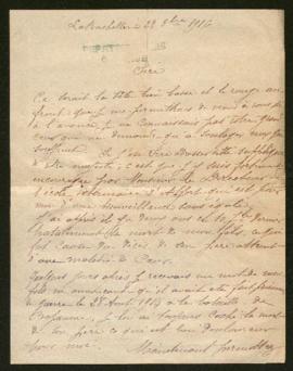 Expediente de G. Bugeaud