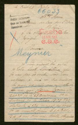 Expediente de Cassimir Meynier