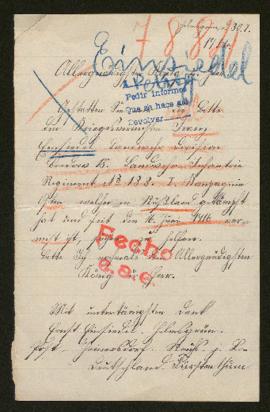 Expediente de Franz Einsiedel