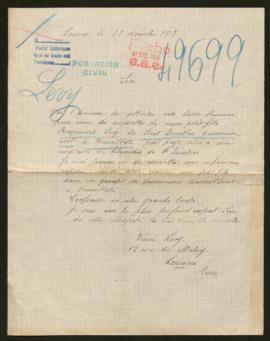 Expediente de Raymond Levy