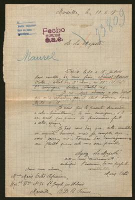 Expediente de Marius Victor Maurel