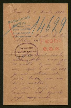 Expediente de Célestin Lambert