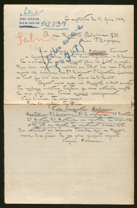 Expediente de Felix Auguste Salomon