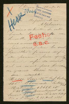 Expediente de Léon Hesse
