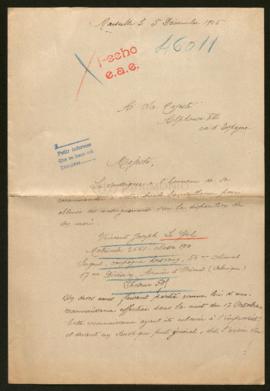 Expediente de Vicent Joseph Le Gal