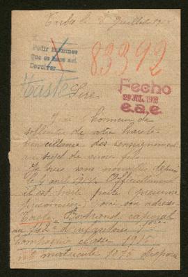 Expediente de Bertrand Taste