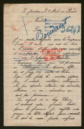 Expediente de Eugène Boudaud