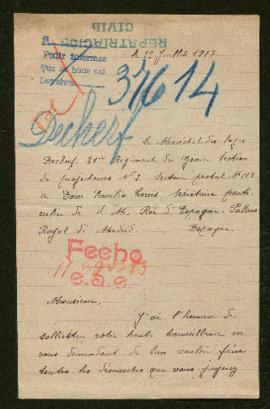 Expediente de la familia Decherf Guesquière