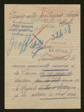 Expediente de la familia Geoffroy