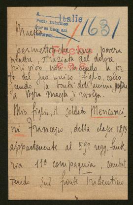 Expediente de Francesco Mencancini