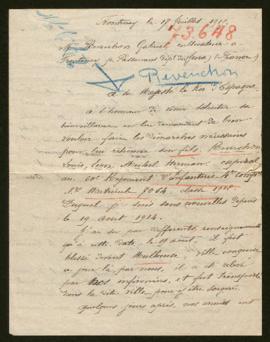 Expediente de Louis Léon Michel Herman Reverchon