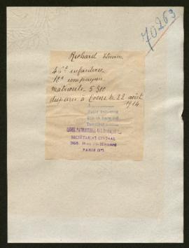 Expediente de Etienne Richard