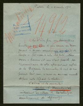 Expediente de Miloë S. Marinkovitch