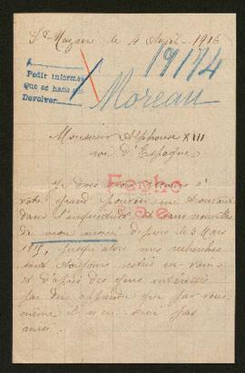 Expediente de Victor Moreau