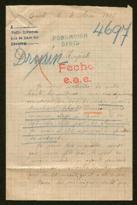 Expediente de Charles Drouin