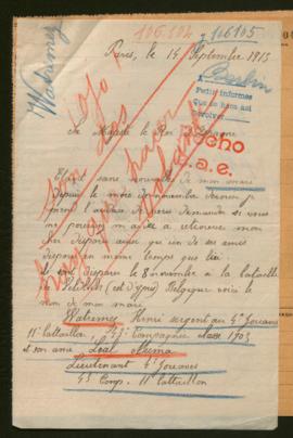 Expediente de Henri Watremez y Numa Léal