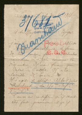 Expediente de Albert Jules Tranchaud