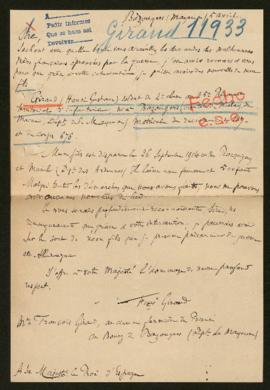 Expediente de Henri Gustave Giraud