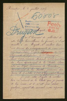 Expediente de Désiré Eugène Drugeon