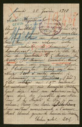 Expediente de la familia Vannobel Morel