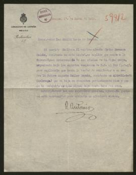 Expediente de Frau Auguste Muller Beycke