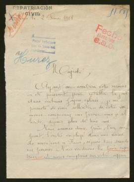 Expediente de Ursule Hurez Tison y la familia Hurez-Dubois