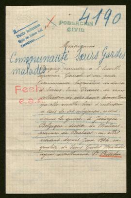 Expediente de Sainte Colombe y las religiosas de Jodoigne