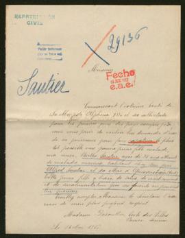 Expediente de Berthe Sauter