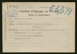 Expediente de IH. George