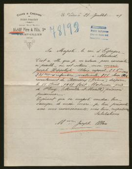 Expediente de Joseph Hippolyte Alais
