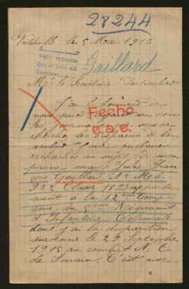 Expediente de Jules François Gaillard