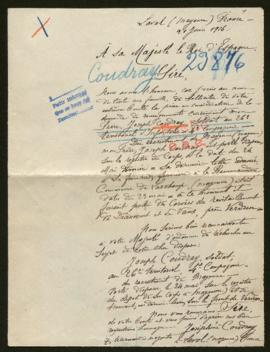 Expediente de Joseph Coudray
