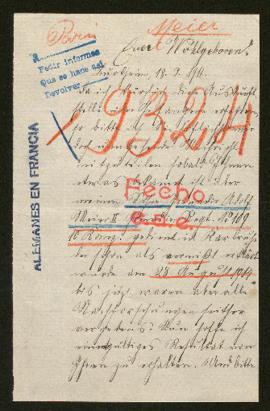 Expediente de Adolf Meier