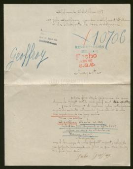 Expediente de Charles Geoffroy